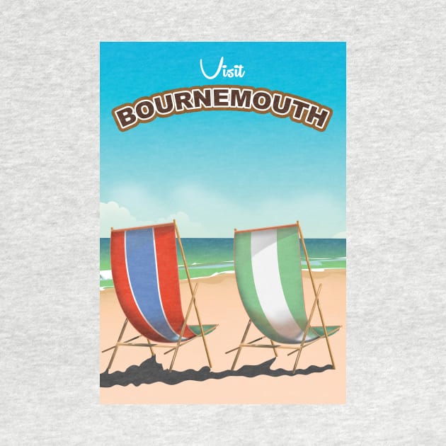 Bournemouth Seaside poster by nickemporium1